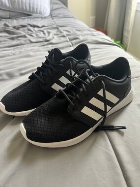 Adidas Lite Racer CLN (Cloudfoam series) black and white